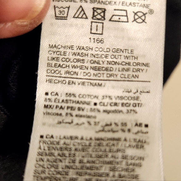 Old Navy | Women's Classic Black Pixie High Waist Wide Leg Pants (Size XL Tall) - Picture 8 of 13